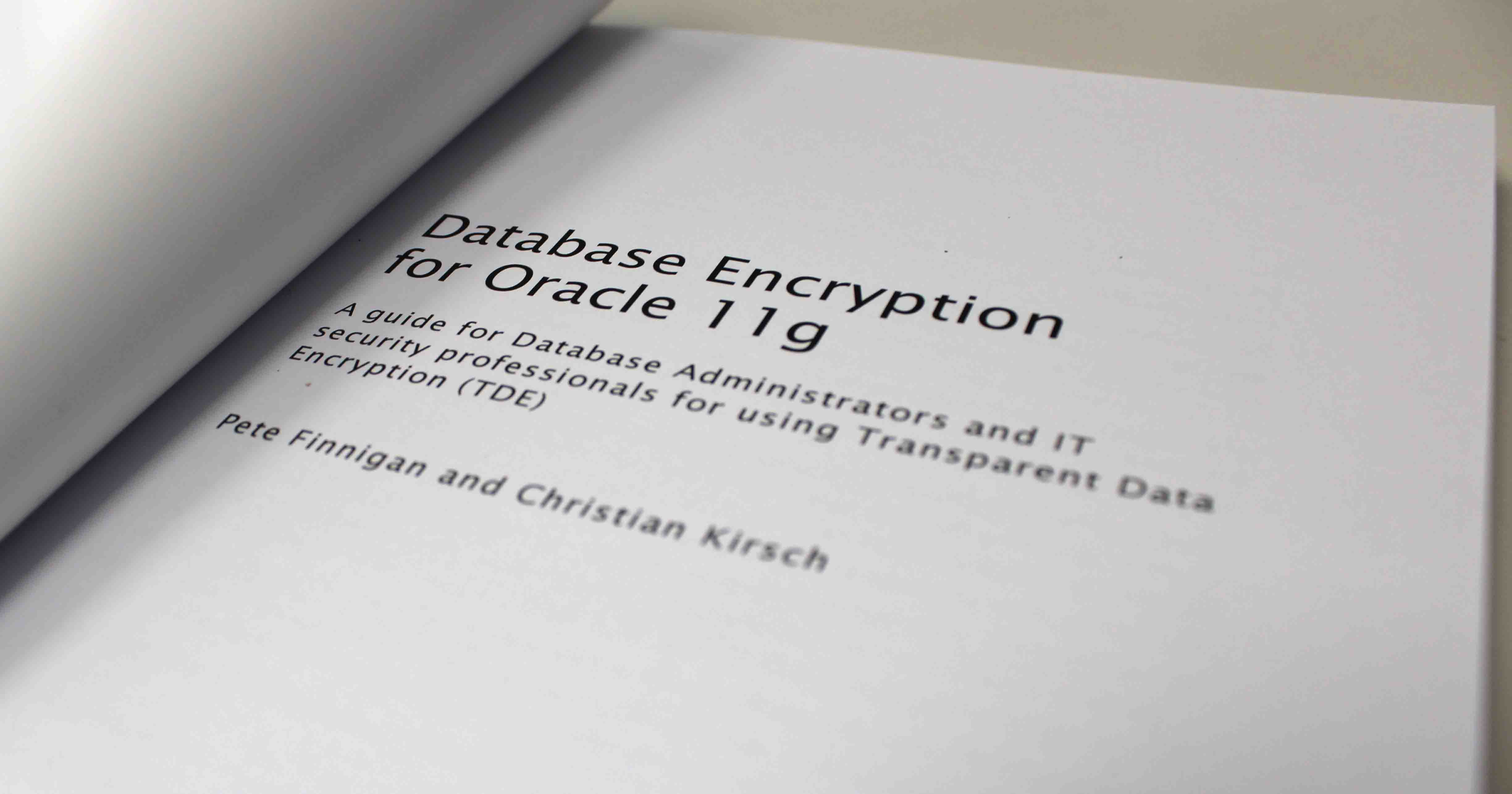 Database Encryption
