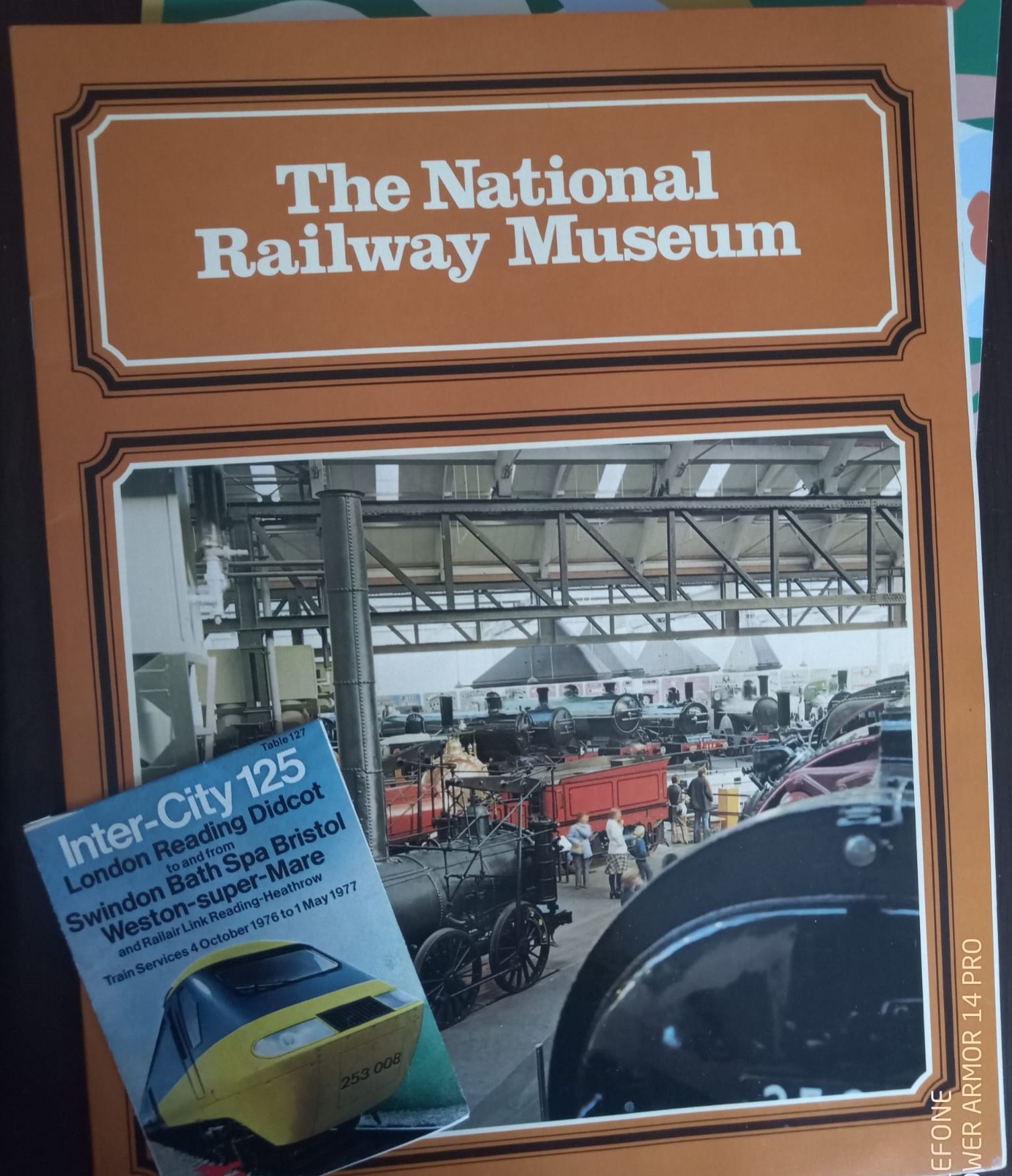 Pete Finnigan Selby Train brochures