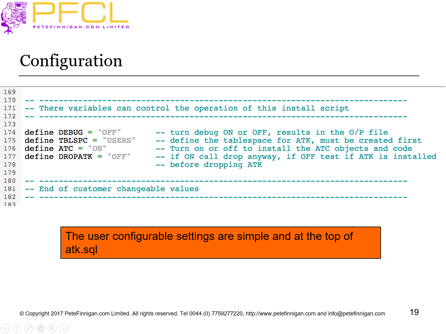 Configuration