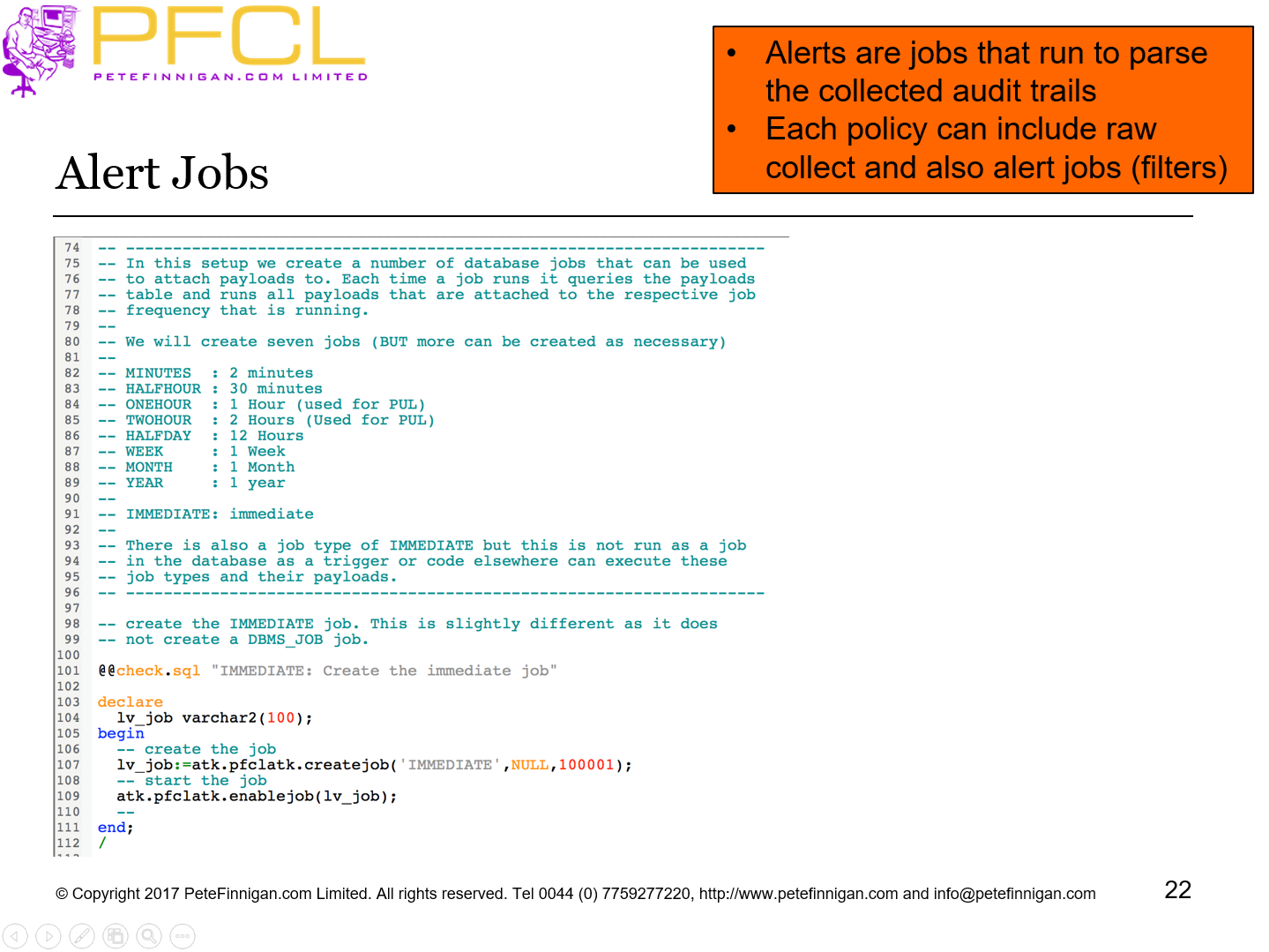 Alert Jobs