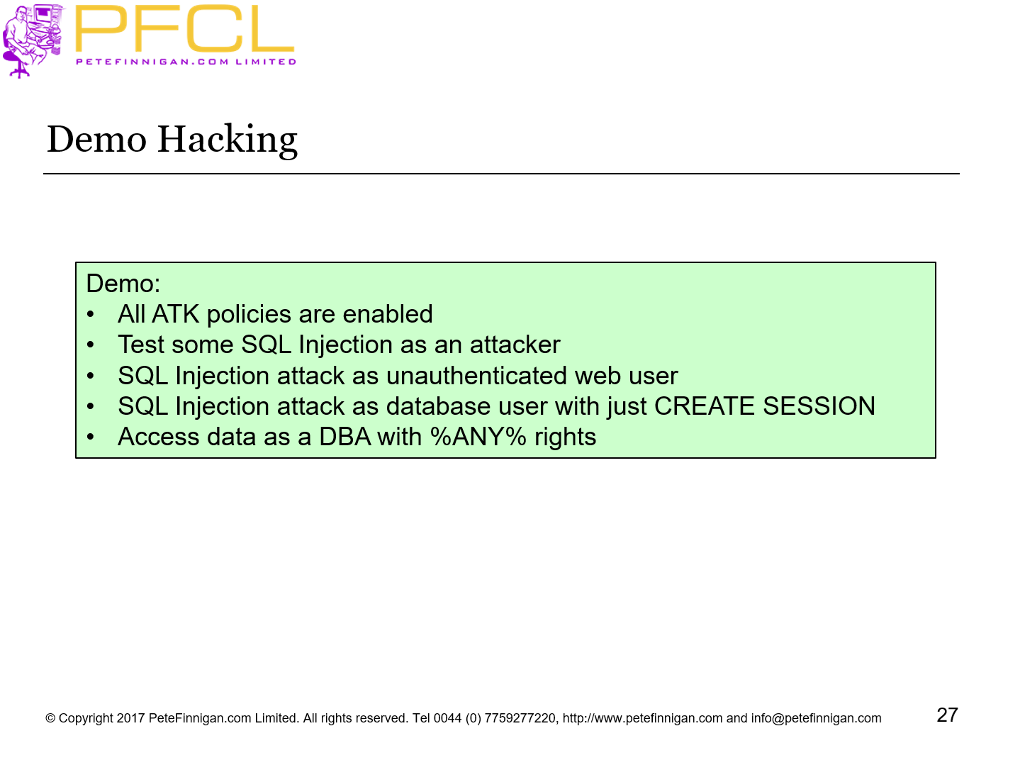 Demo Hacking