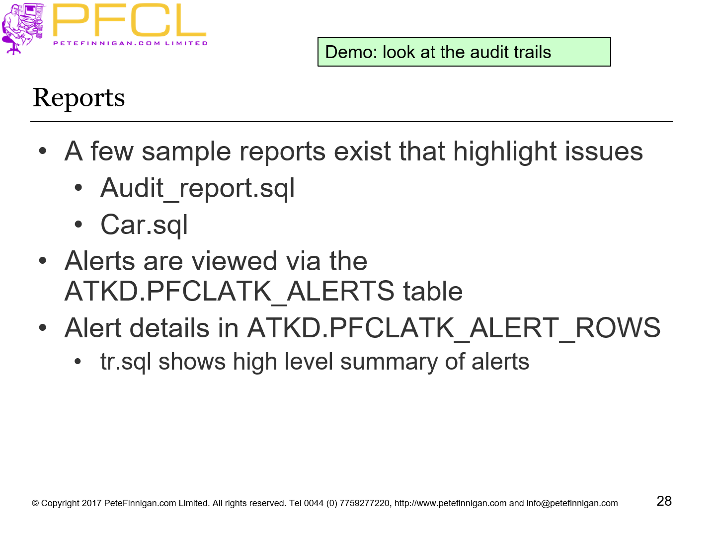 Reports