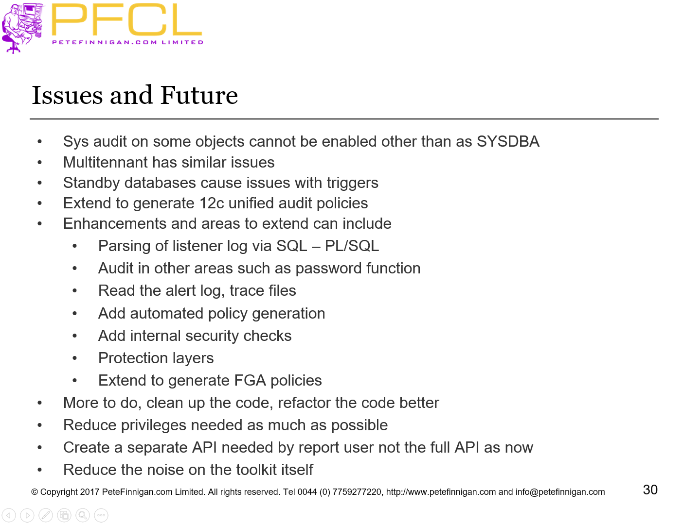 Issues and Future