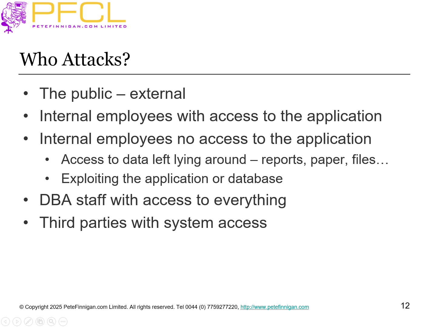 Who Attacks?