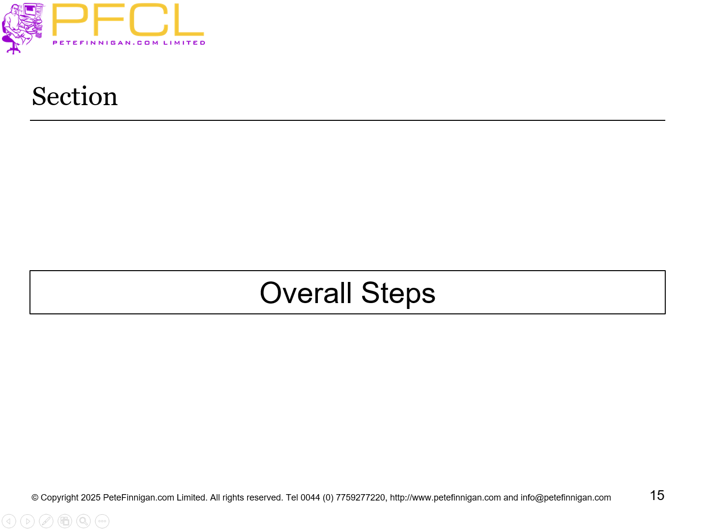 Overall Steps