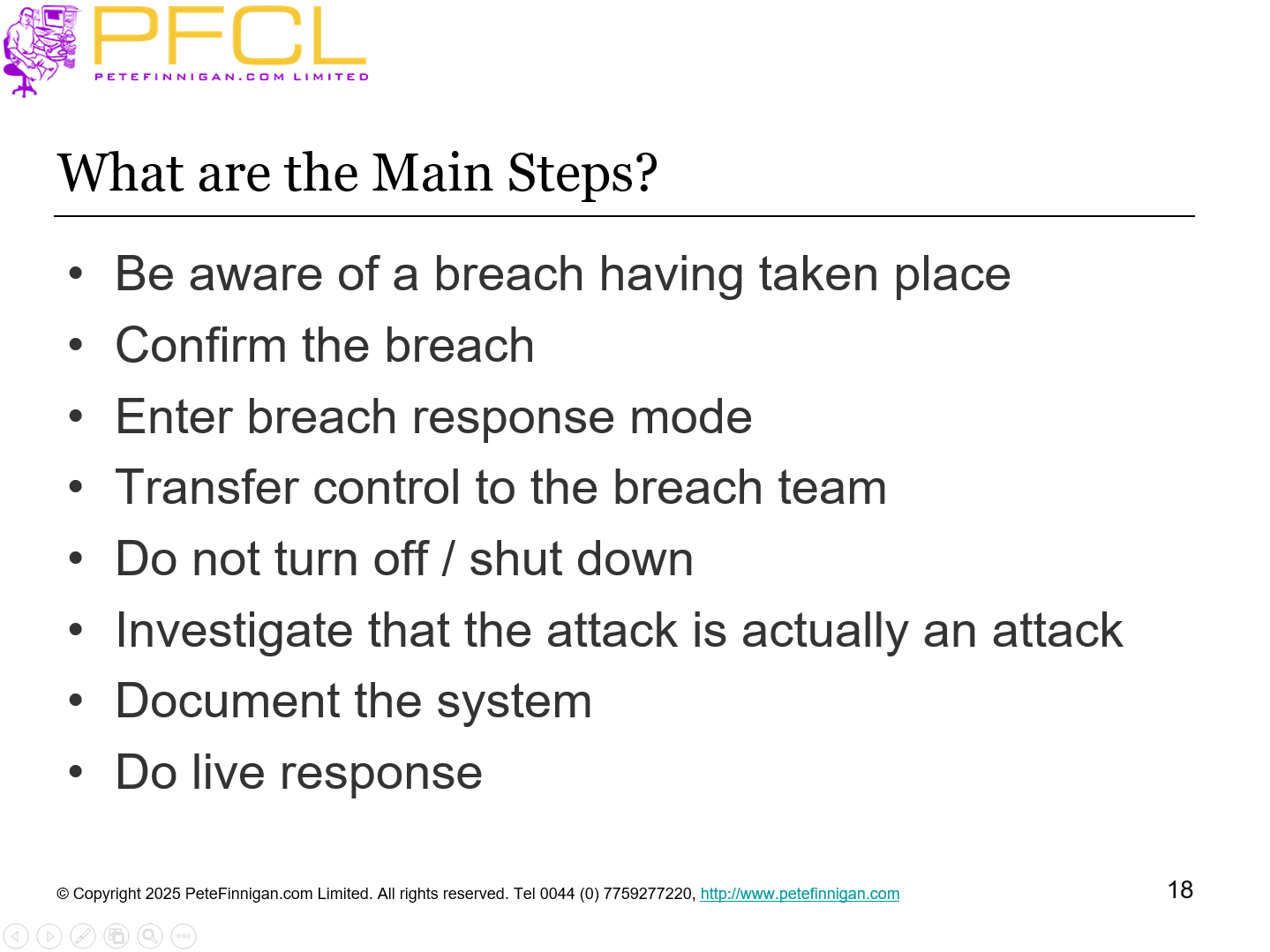 What are the Main Steps?