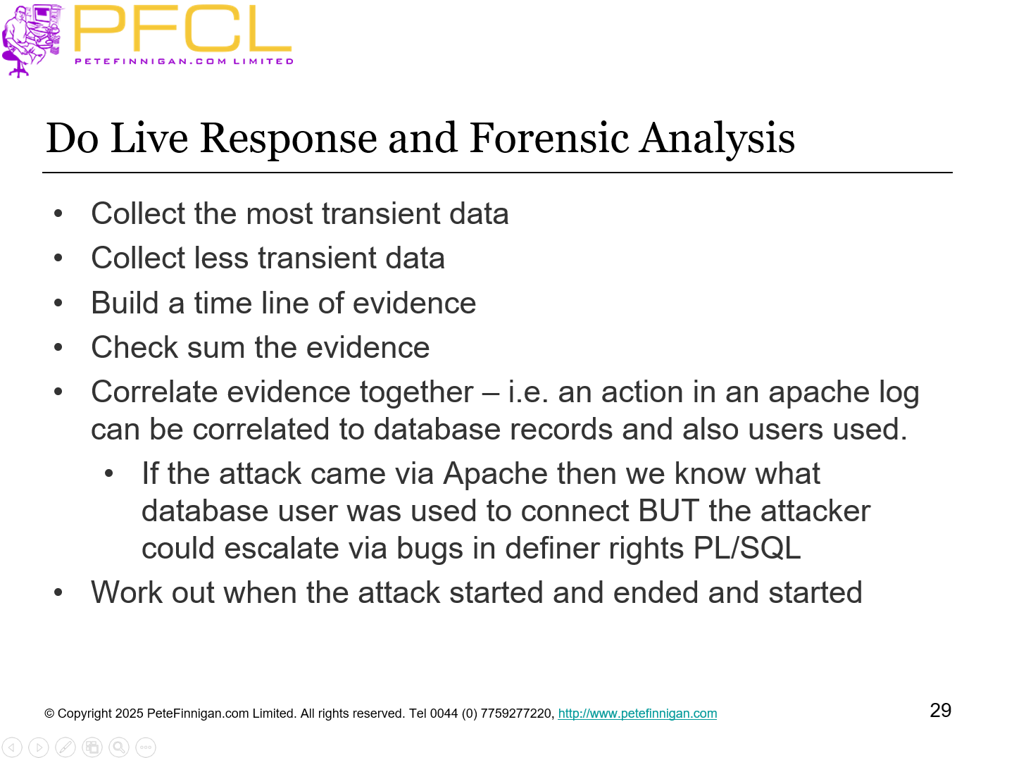 Do Live Response and Forensic Analysis