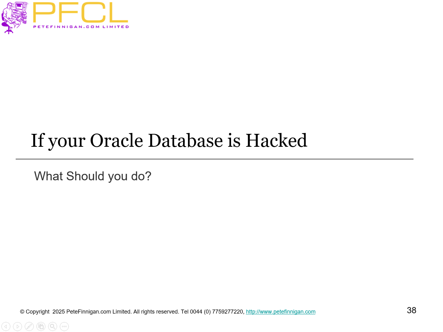 If your Oracle Database is Hacked