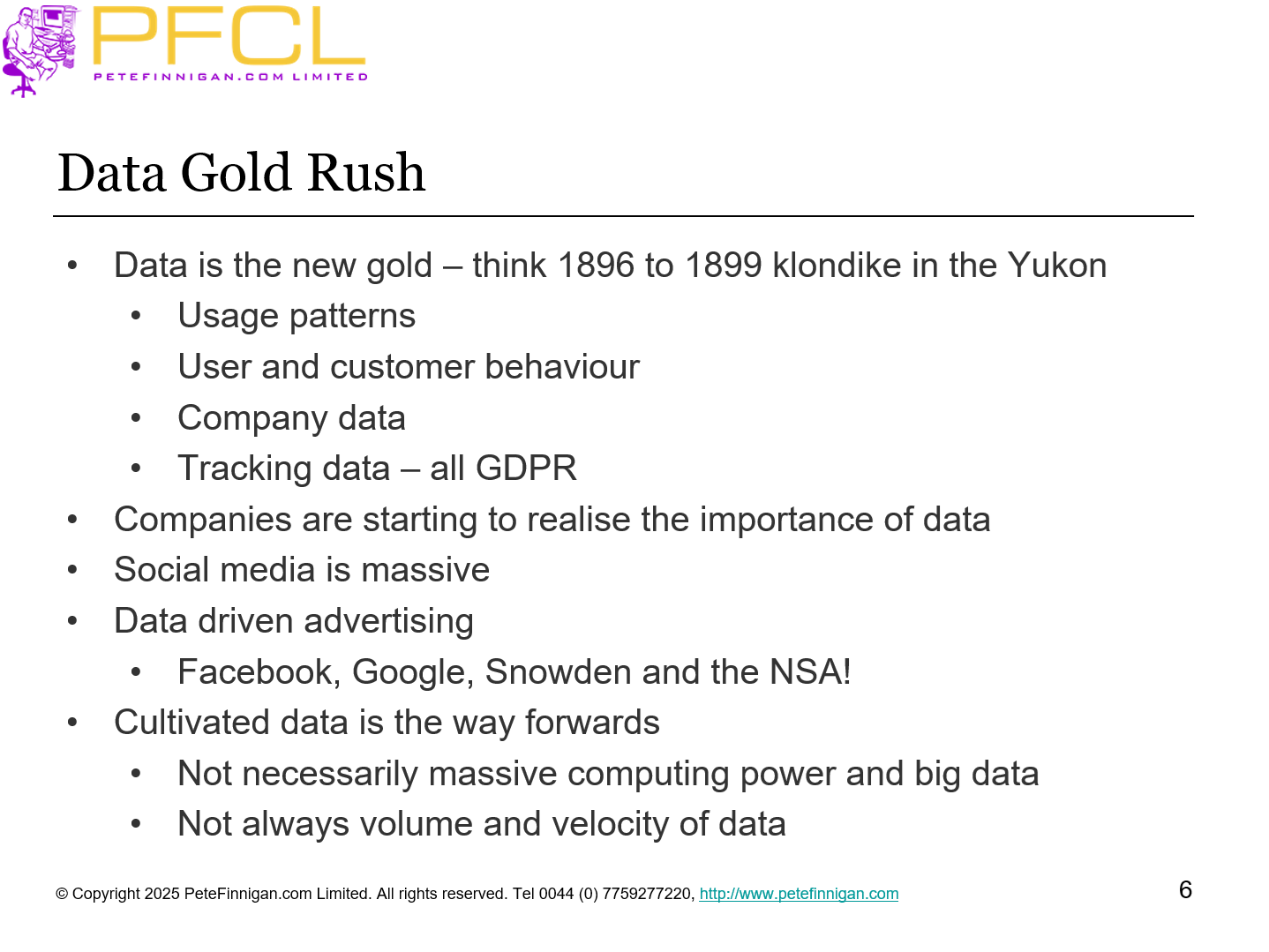 Data Gold Rush