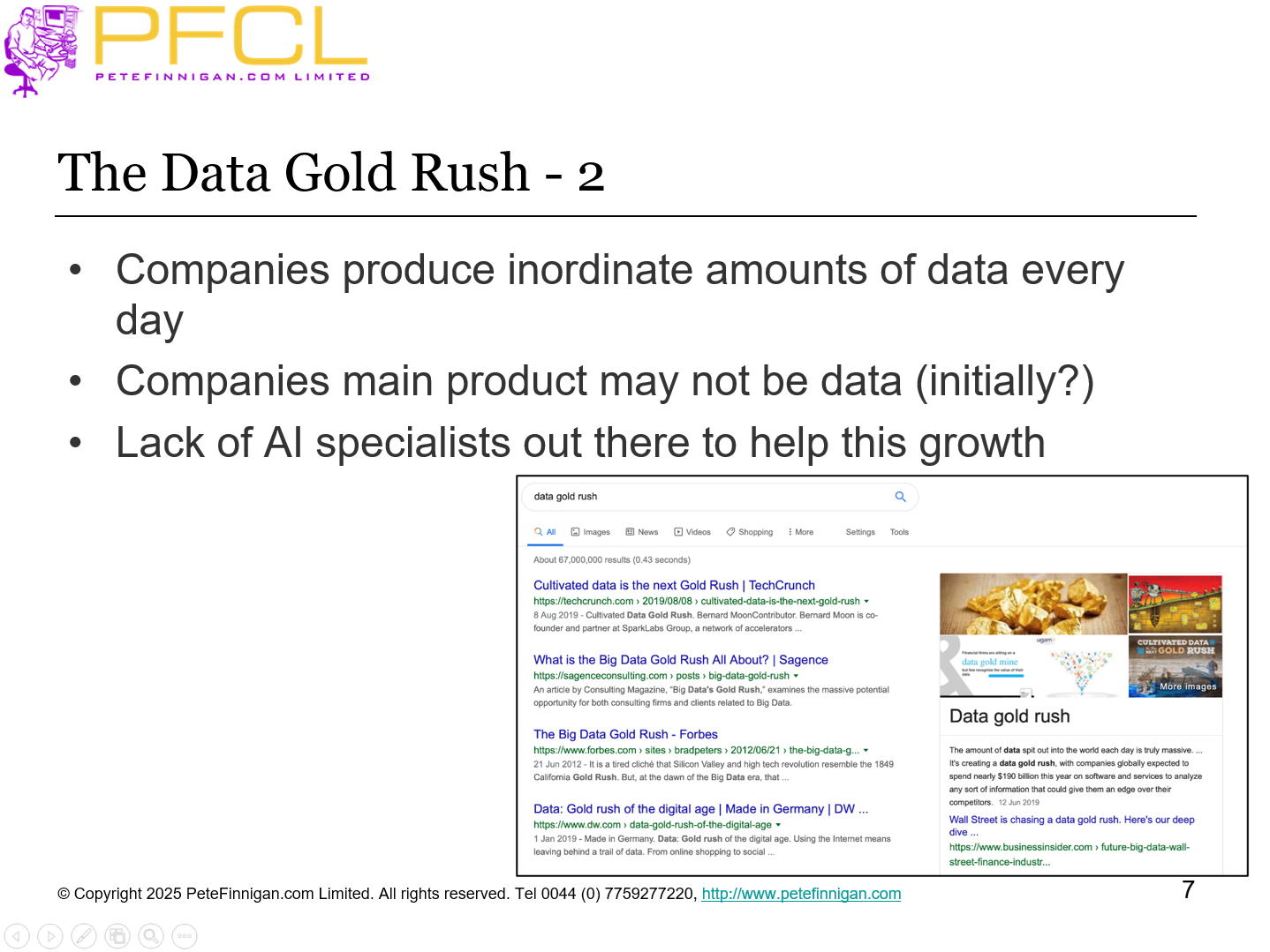 The Data Gold Rush - 2