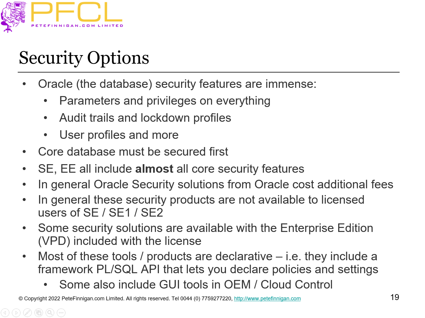 Security Options