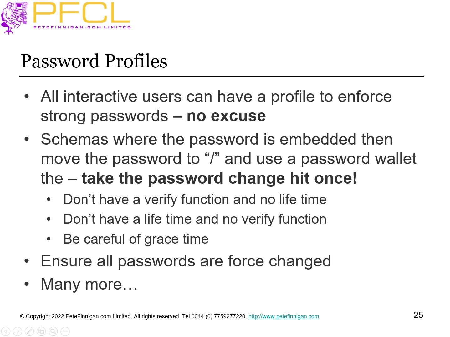 Password Profiles