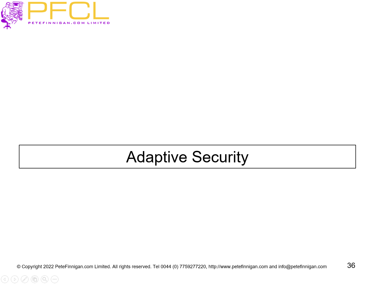 Adaptive Security