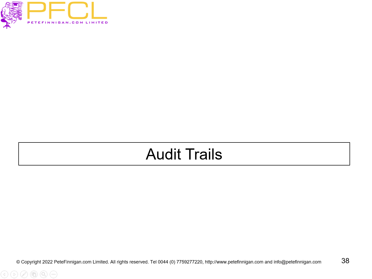 Audit Trails