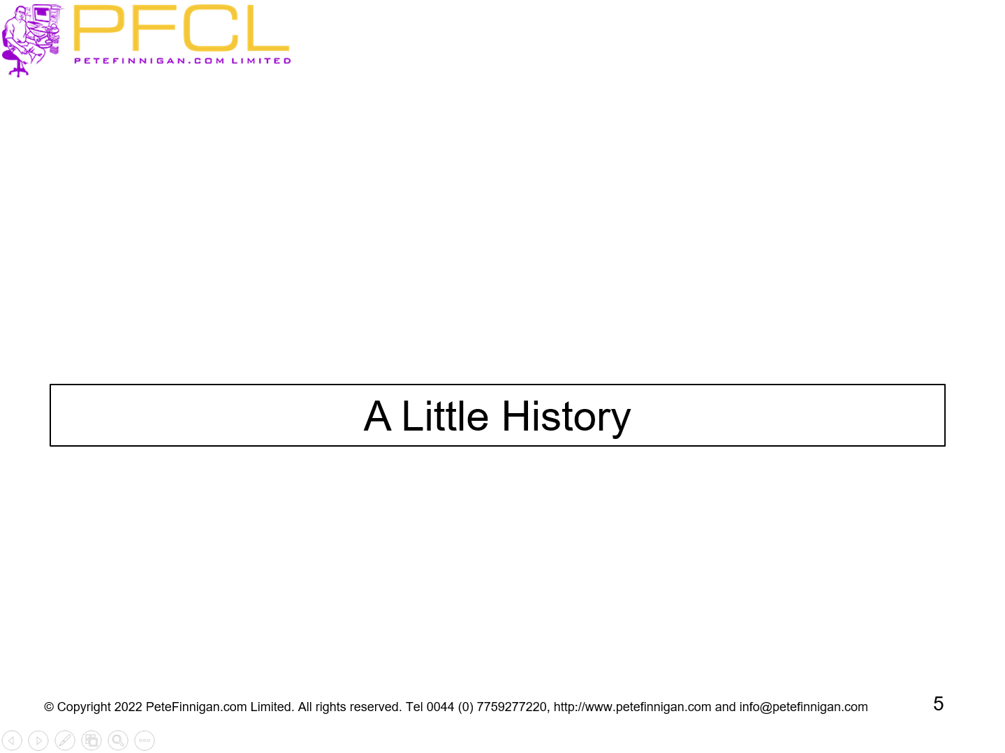 A Little History