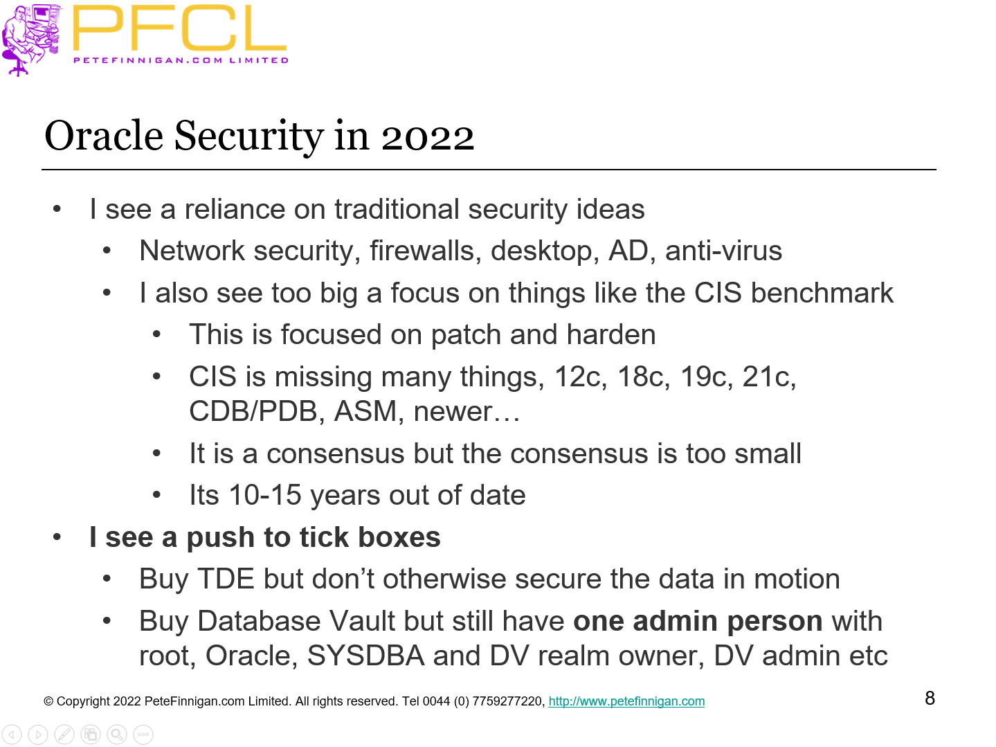 Oracle Security in 2022