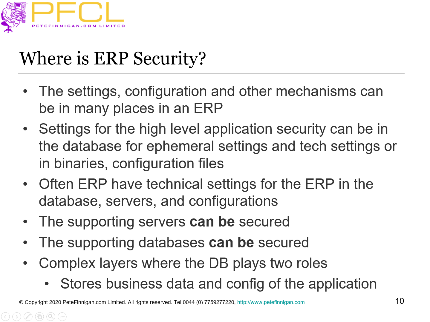 Where is ERP Security?