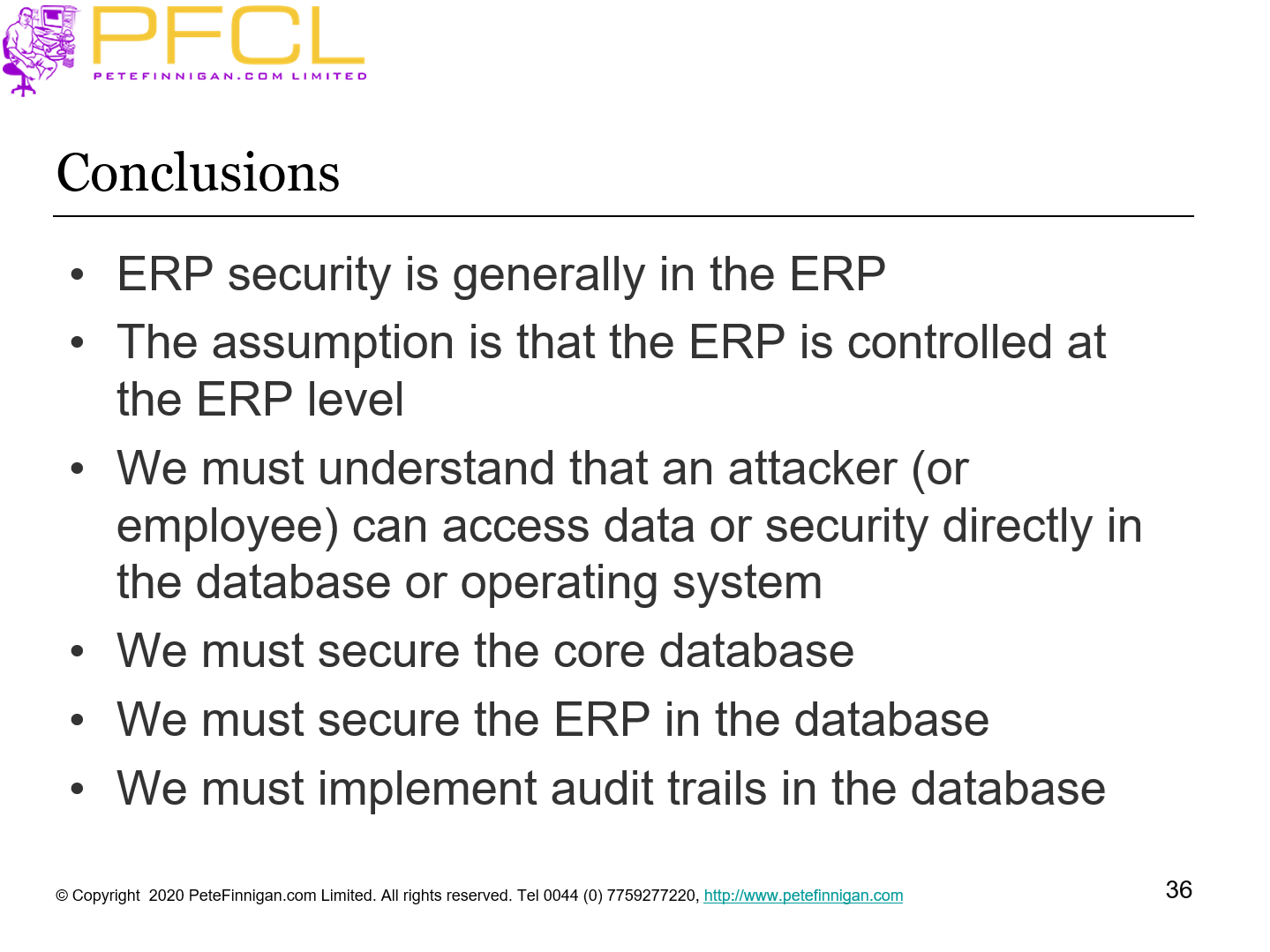 Conclusions