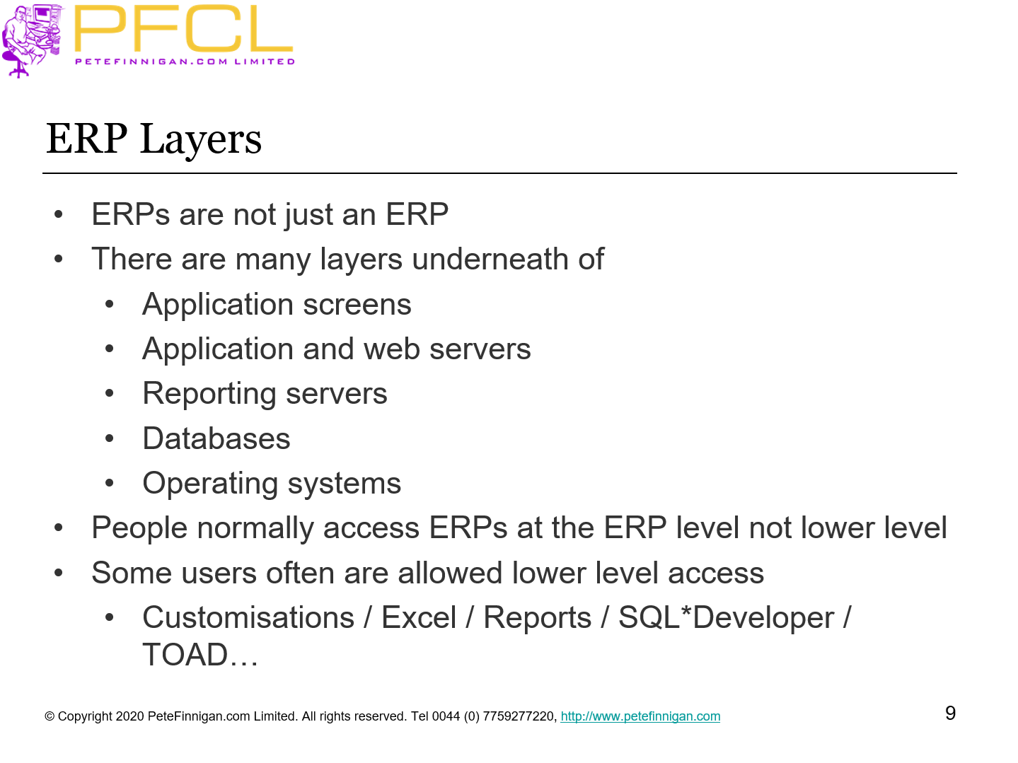 ERP Layers