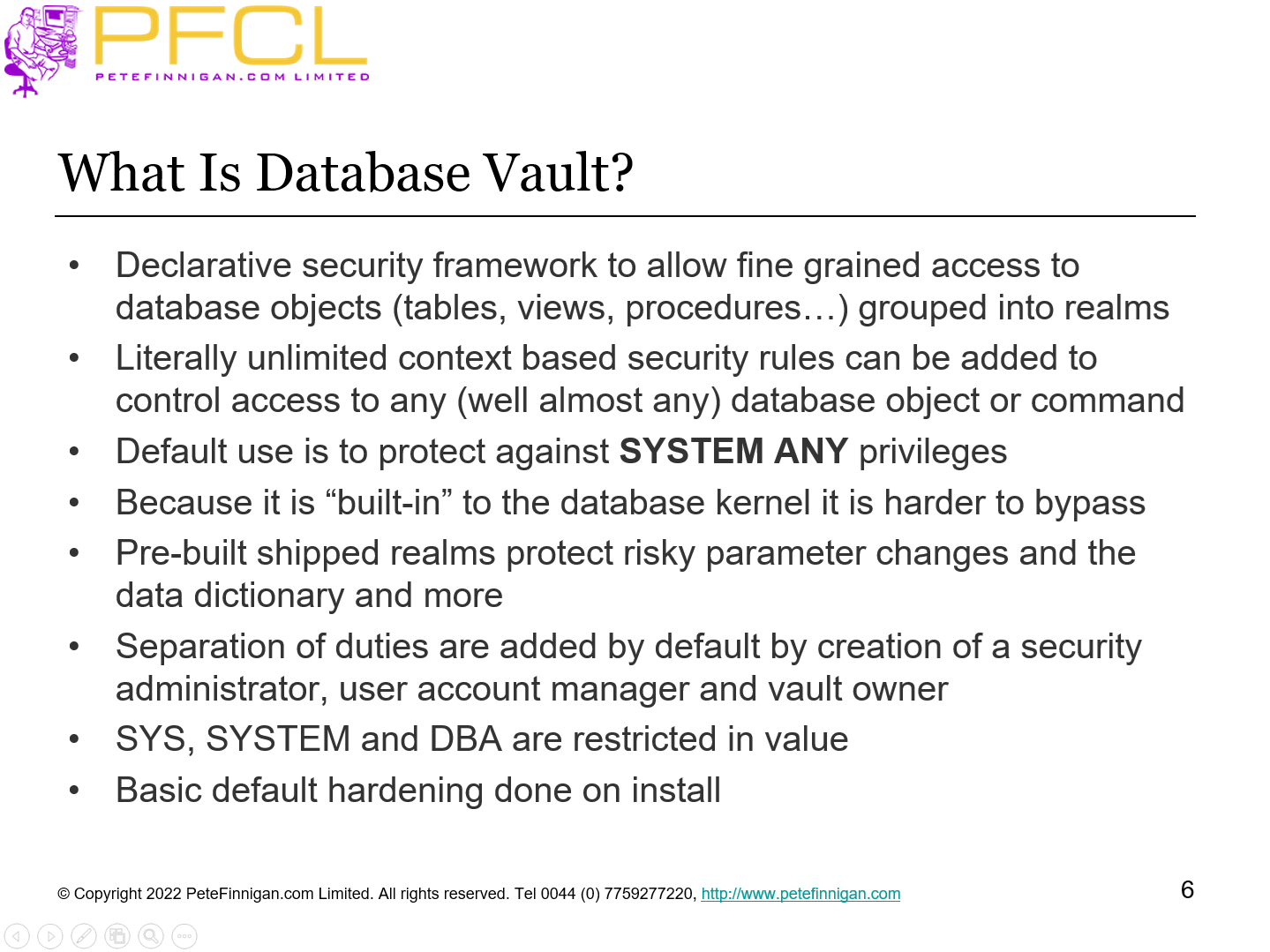 What Is Database Vault?