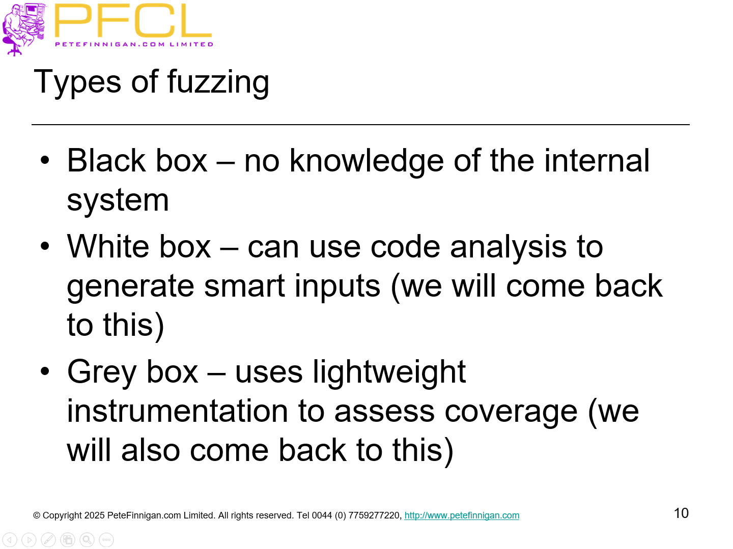 Types of Fuzzing