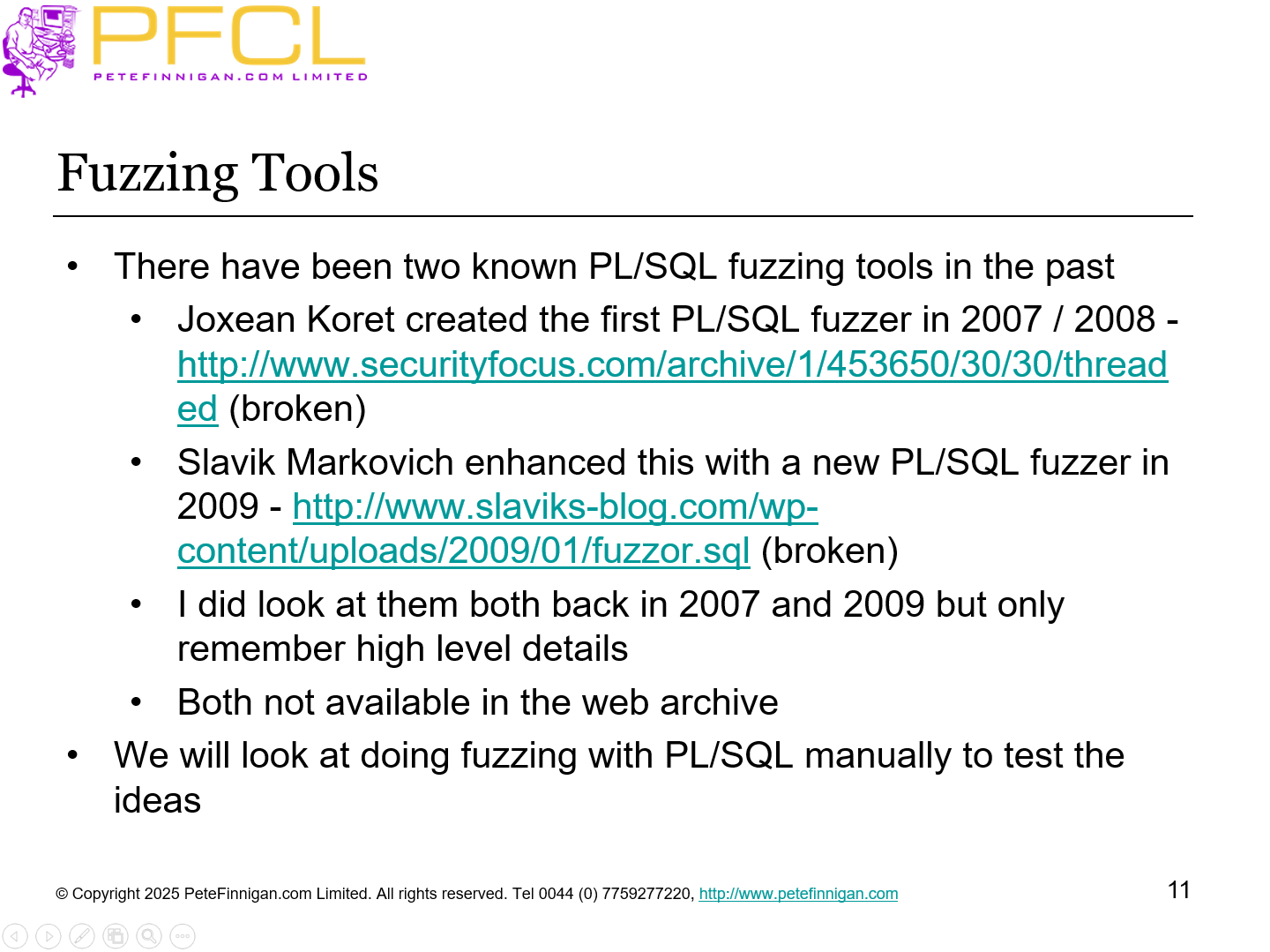 Fuzzing Tools