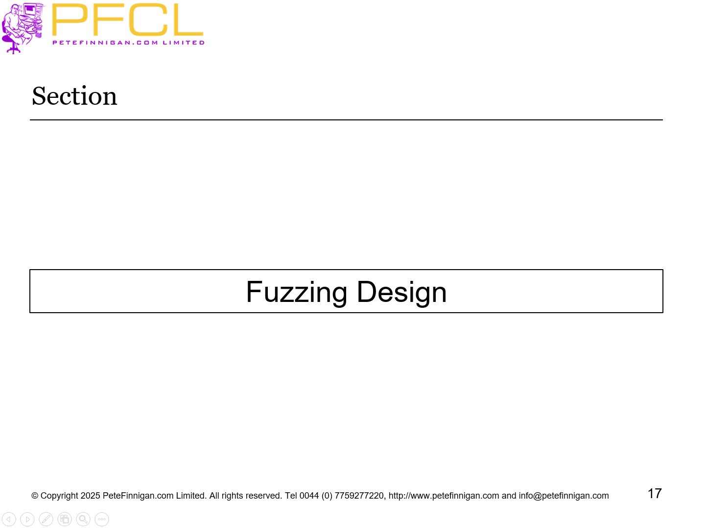 Fuzzing design