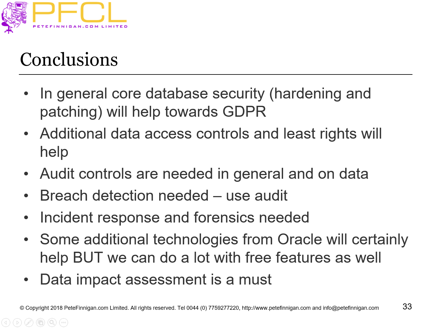 Conclusions