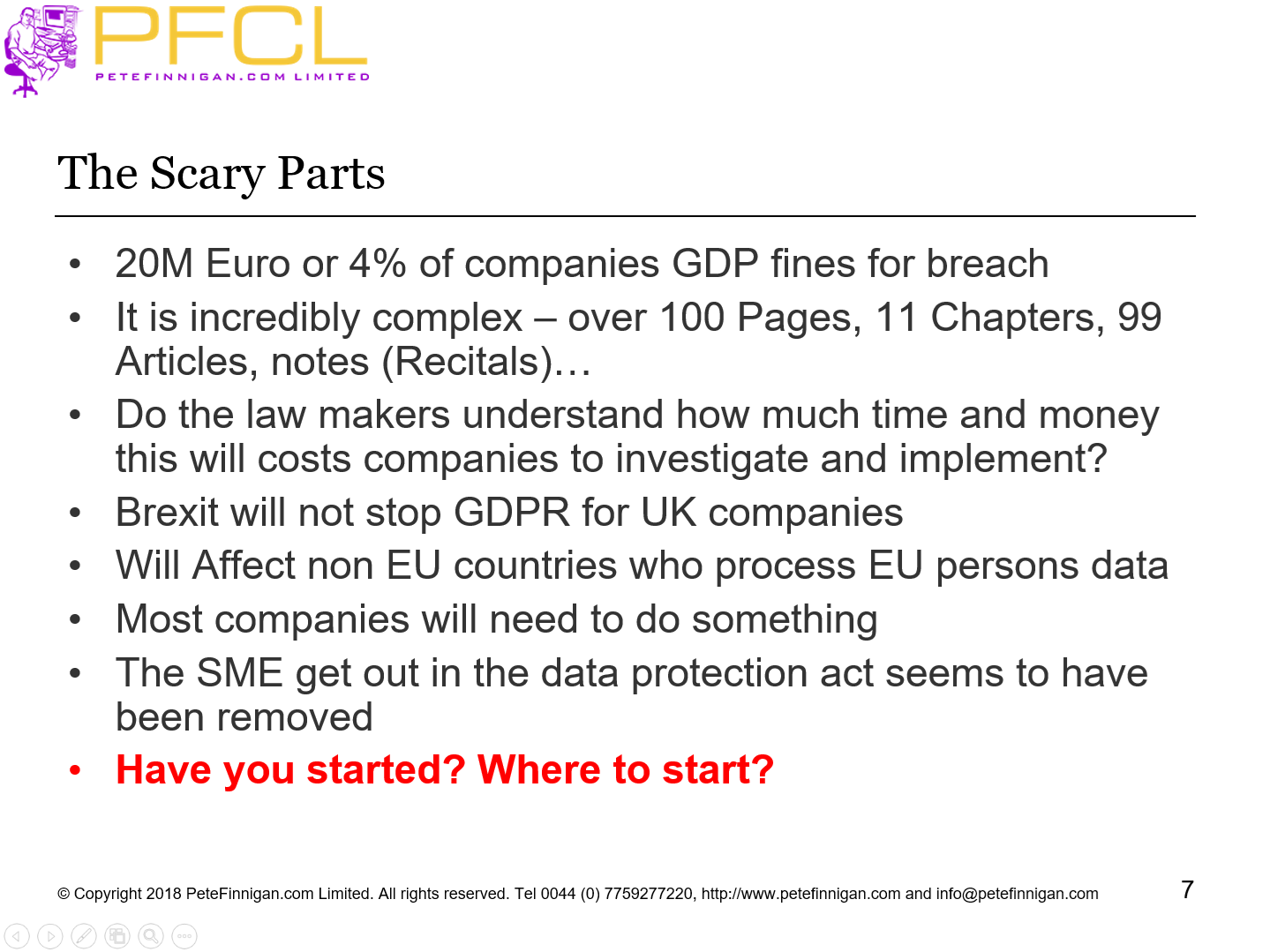 The Scary Parts