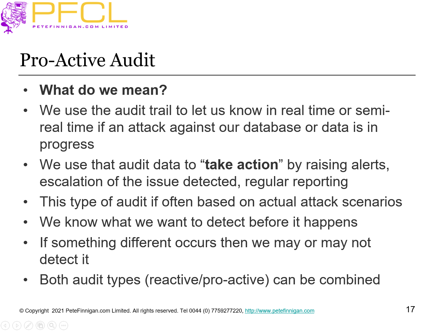 Pro-Active Audit