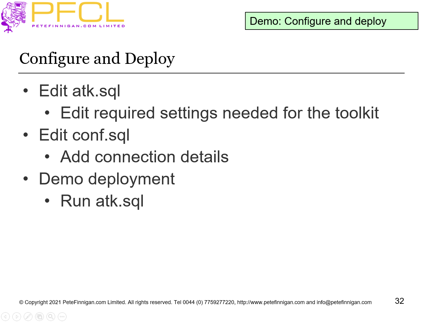 Configure and Deploy