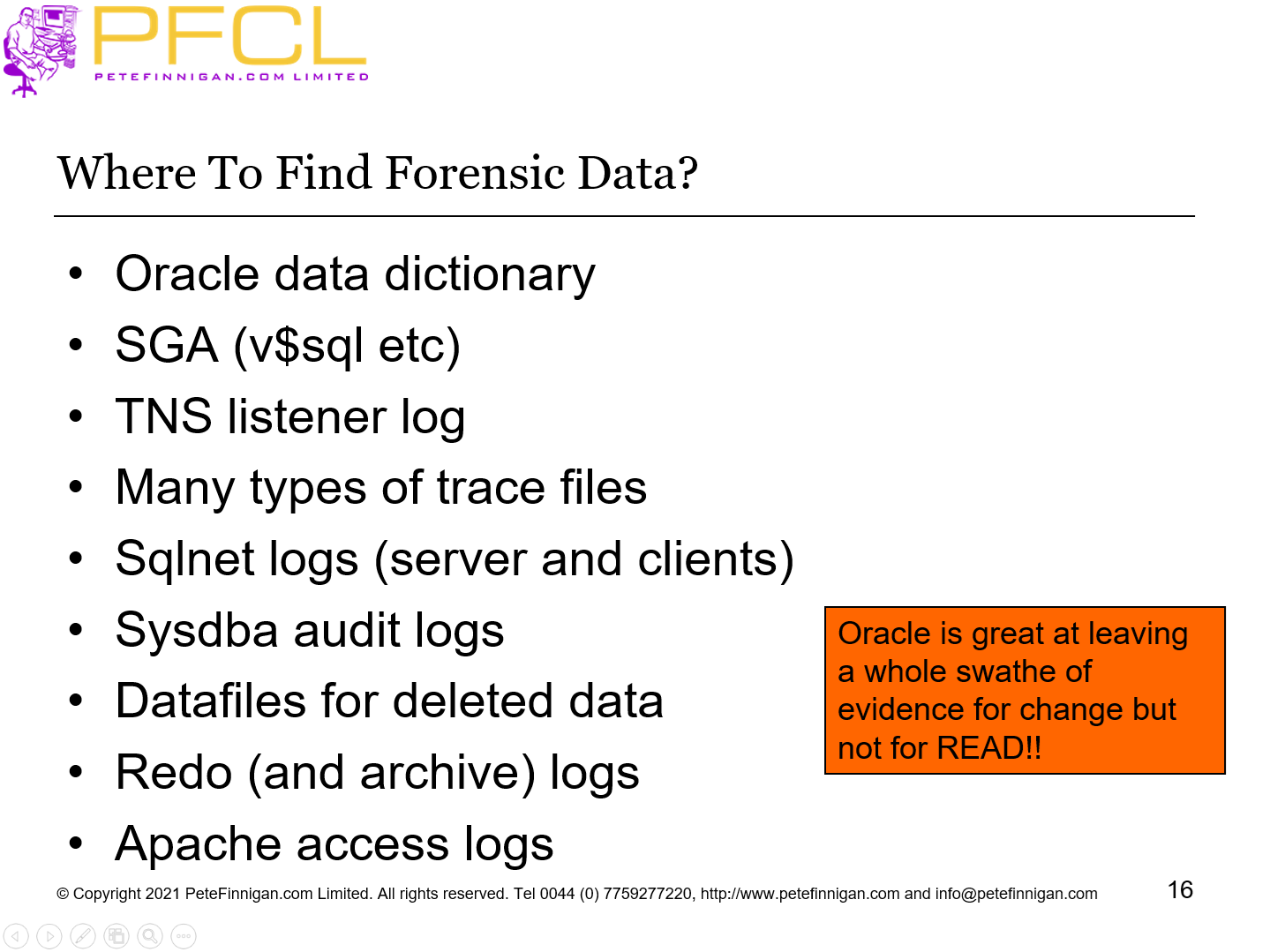Where To Find Forensic Data?