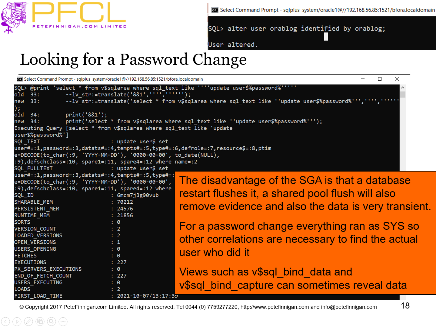Looking for a Password Change