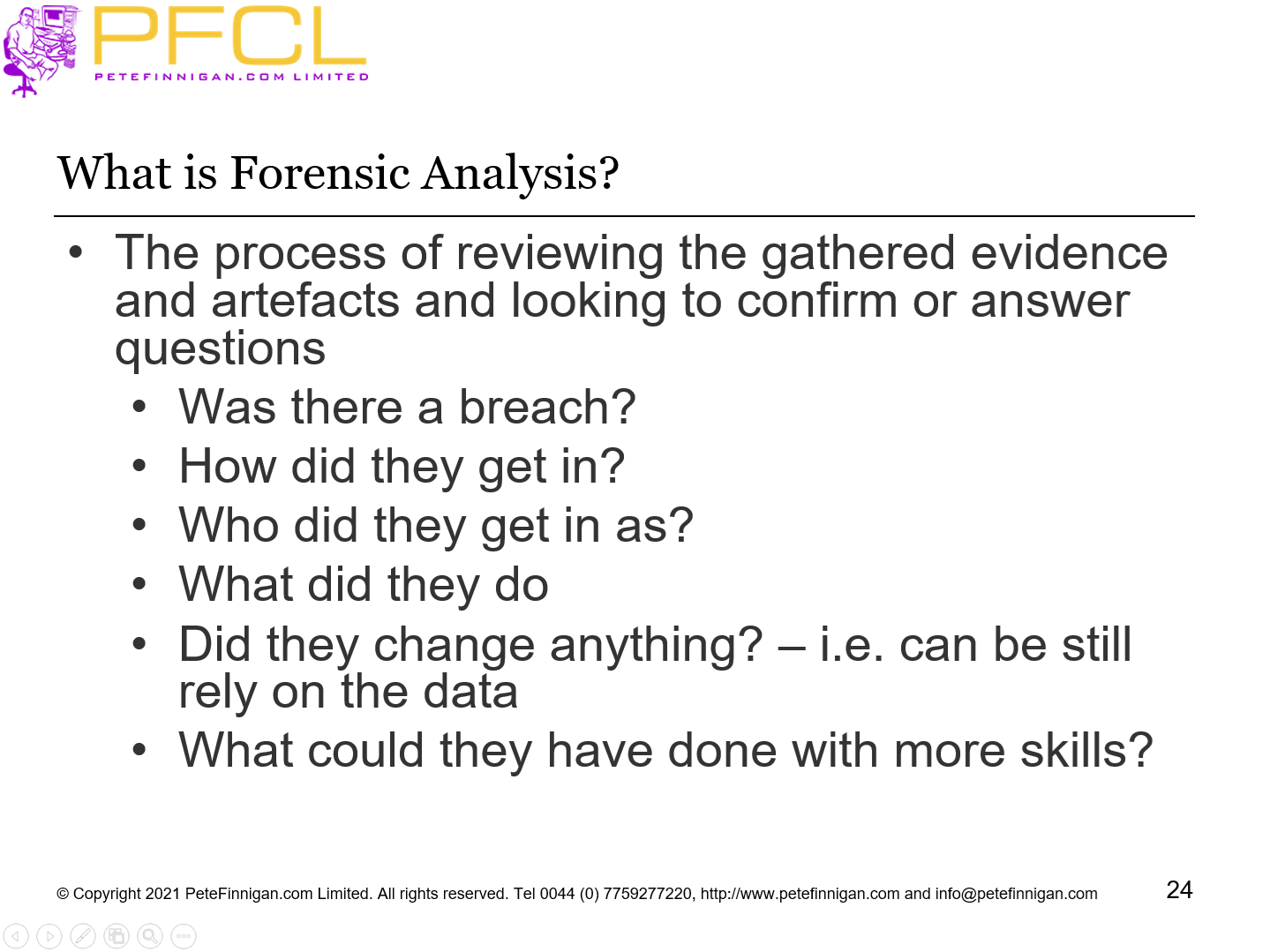 What is Forensic Analysis?