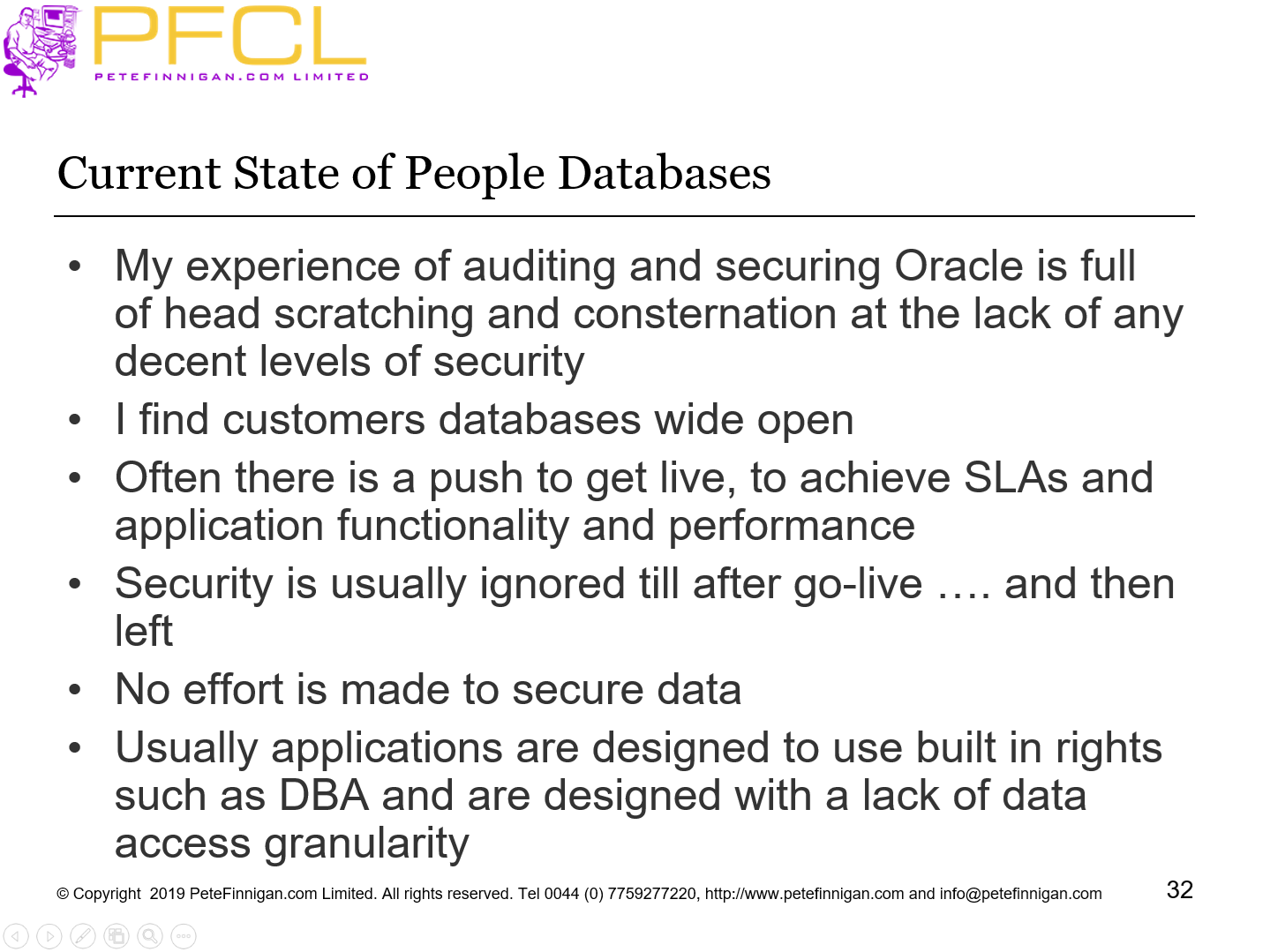 Current State of People Databases