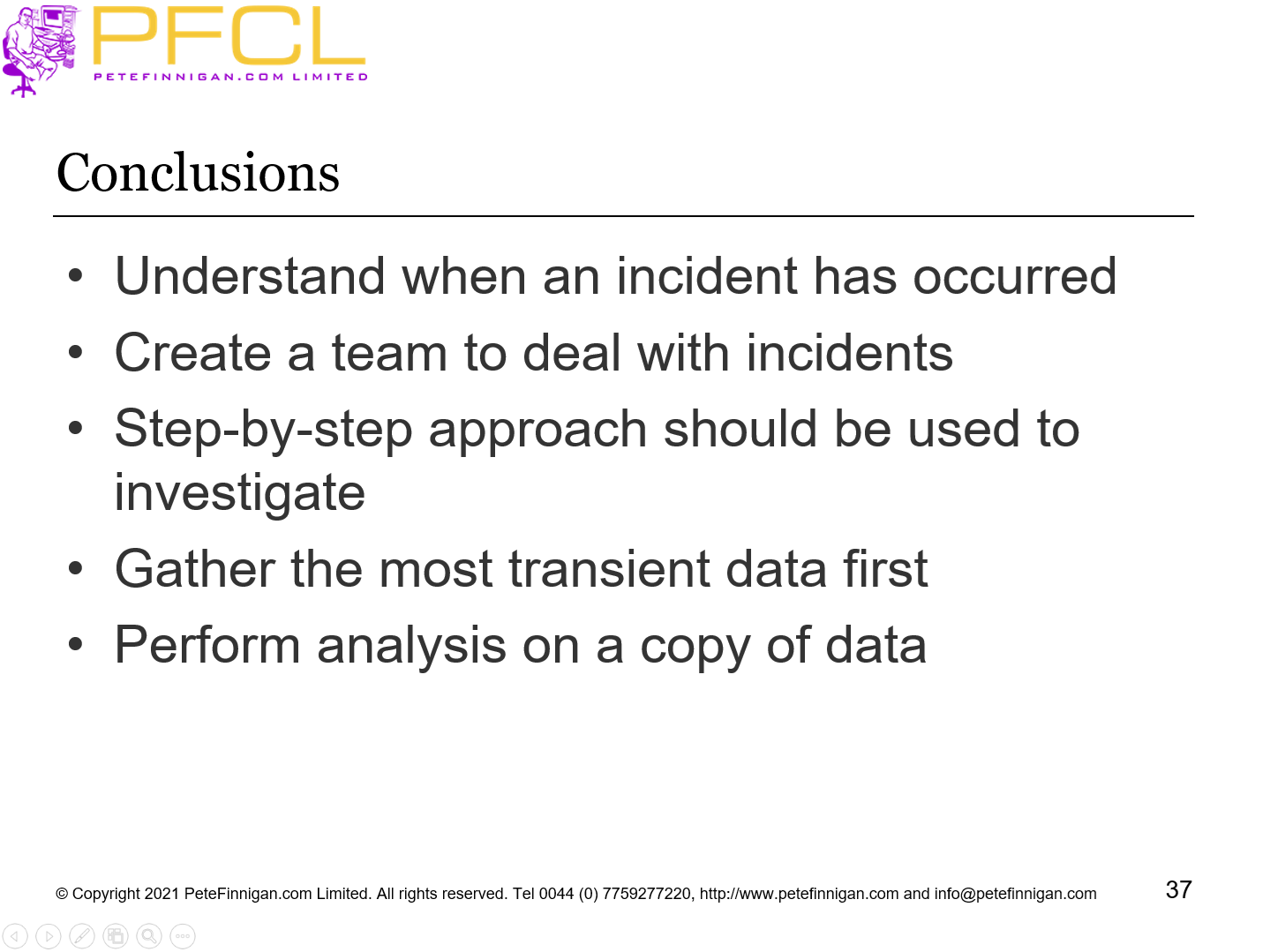 Conclusions