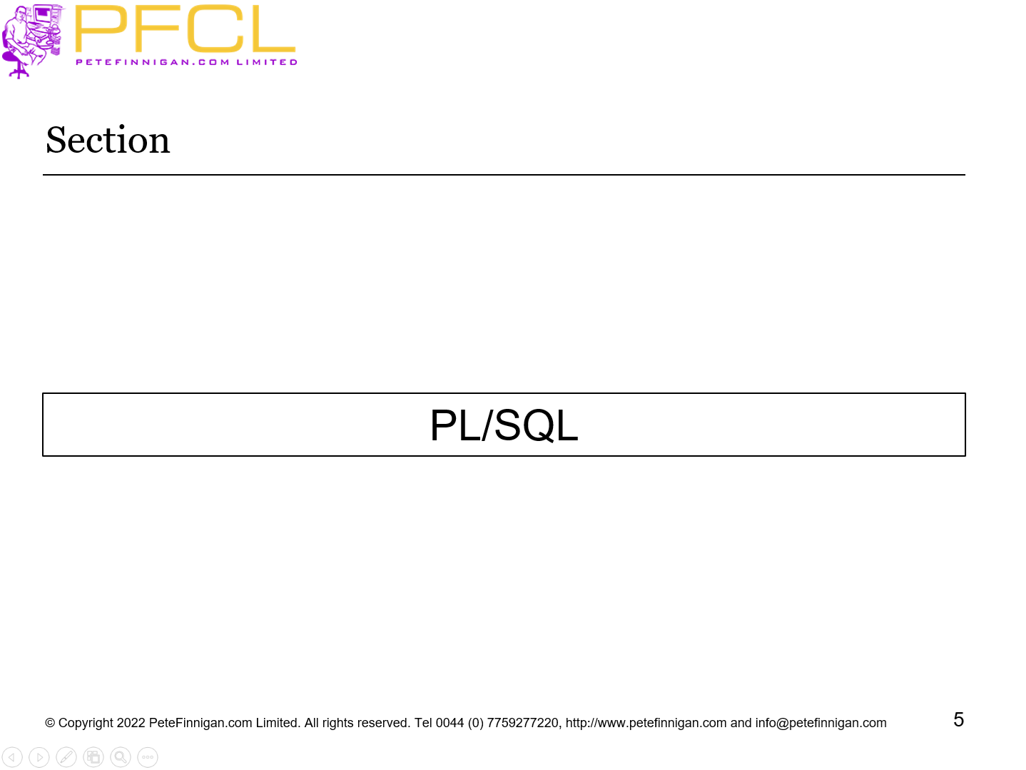 PL/SQL