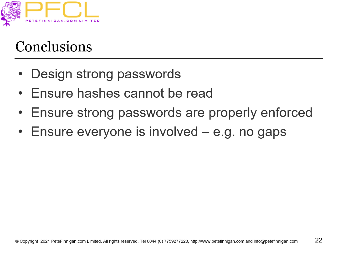 Conclusions