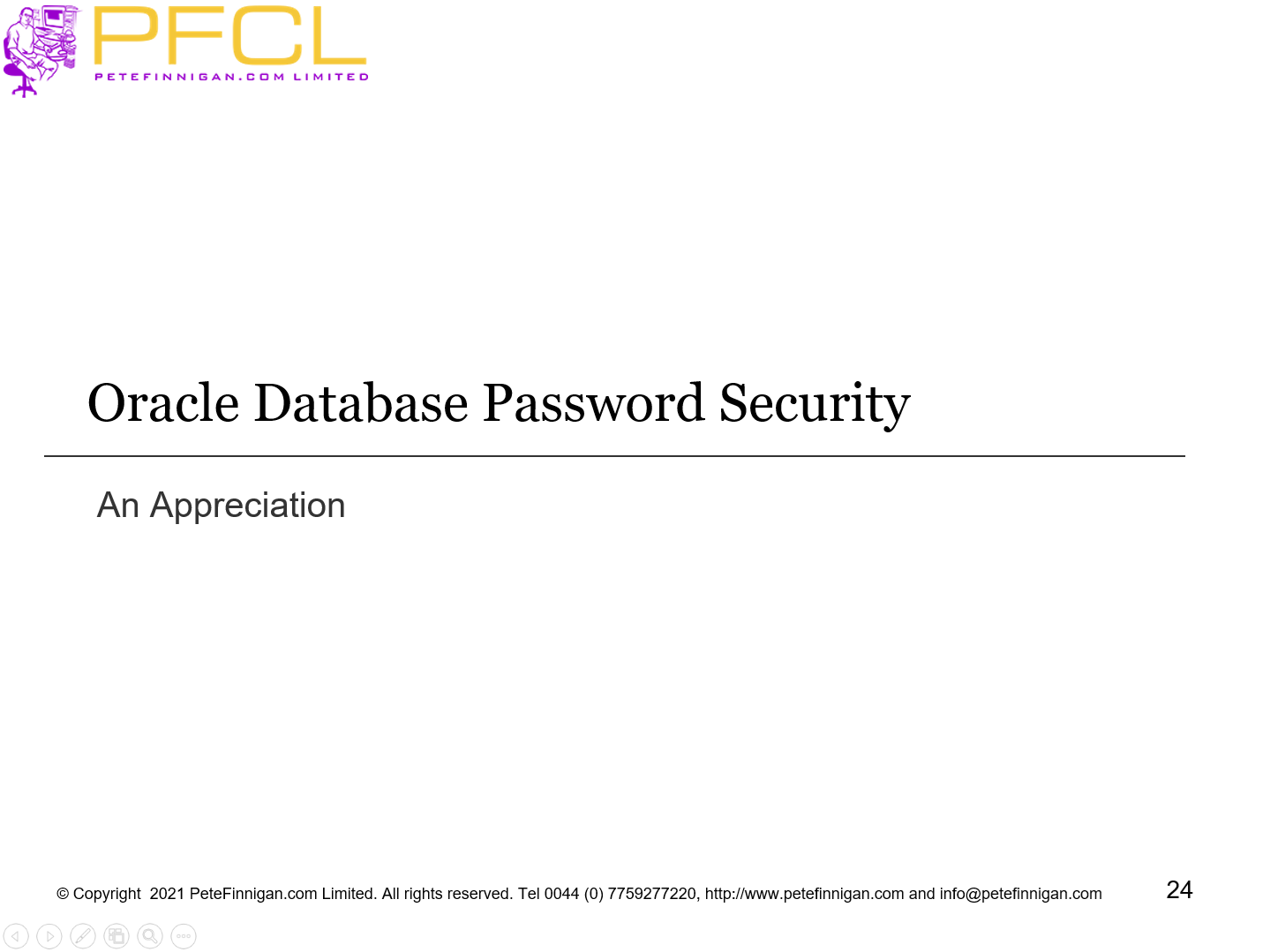 Oracle Database Password Security