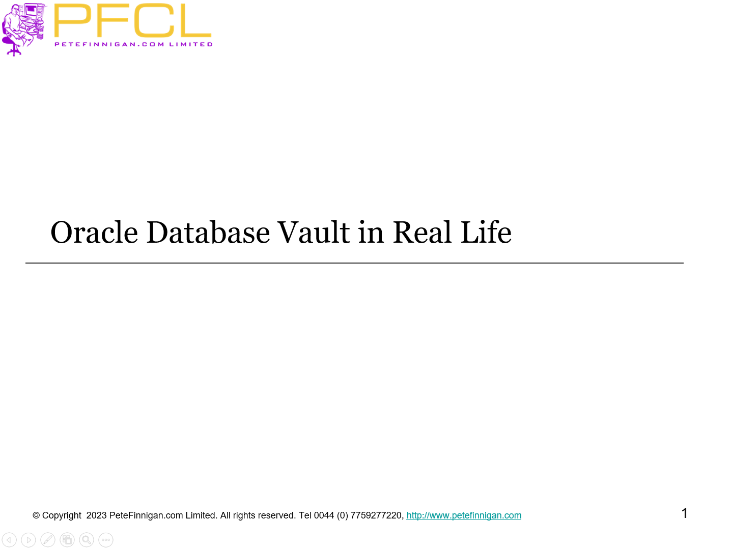 Oracle Database Vault in Real Life