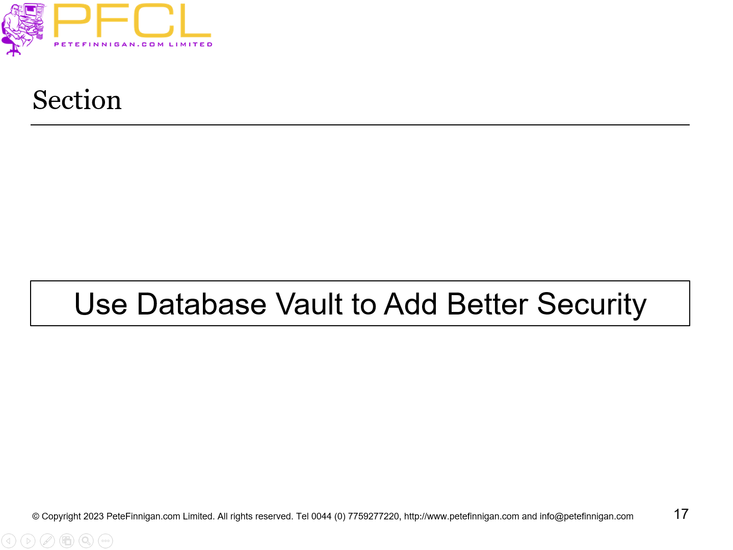 Use Database Vault to Add Better Security 