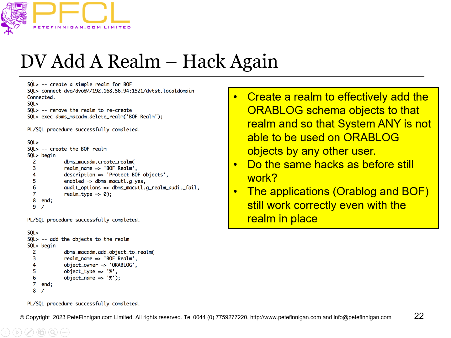 DV Add A Realm – Hack Again