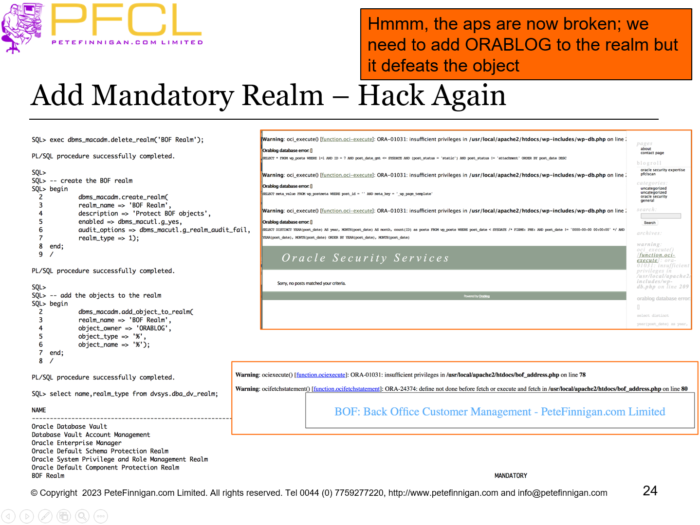 Add Mandatory Realm – Hack Again 