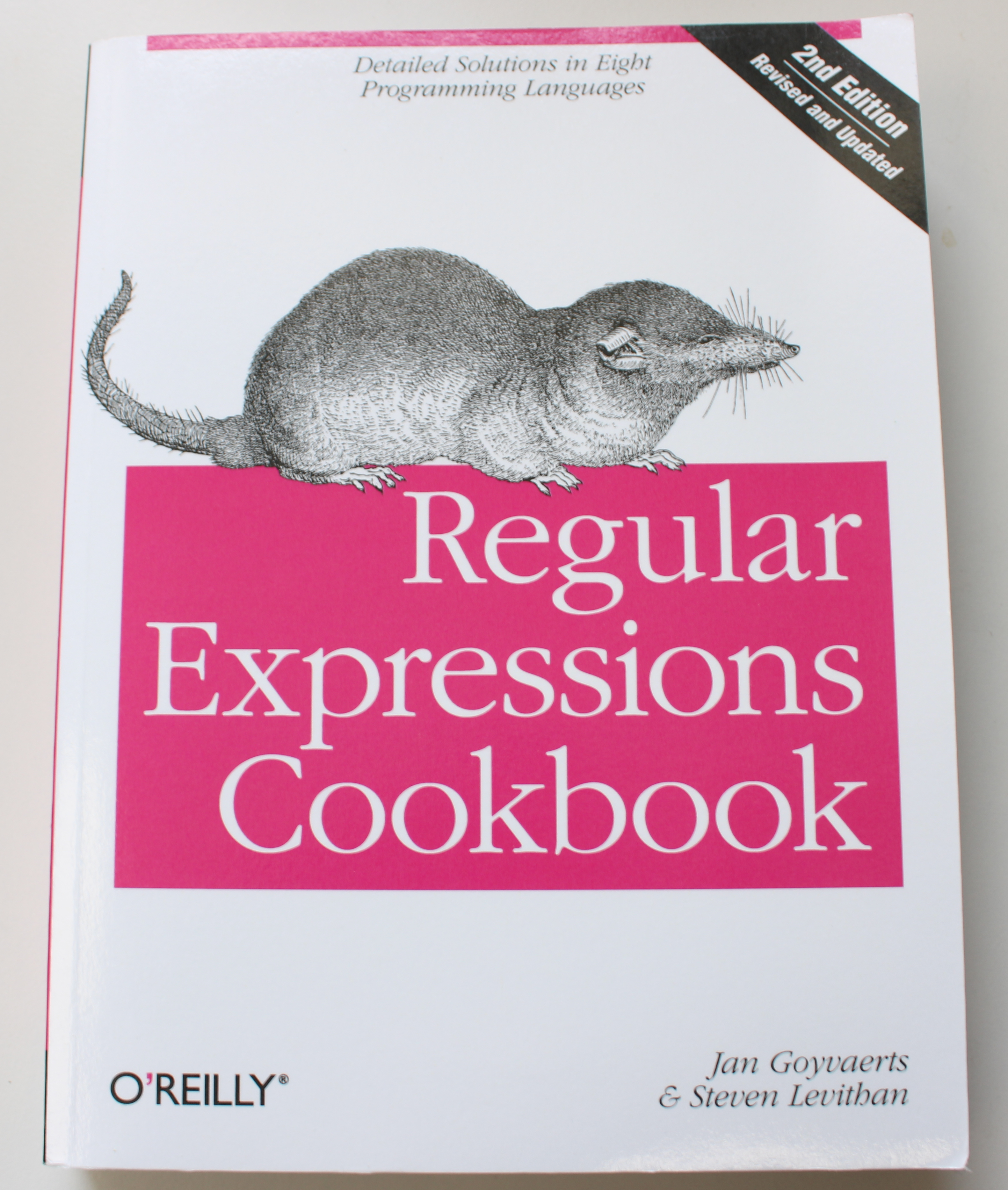 Regular expressions cookbook