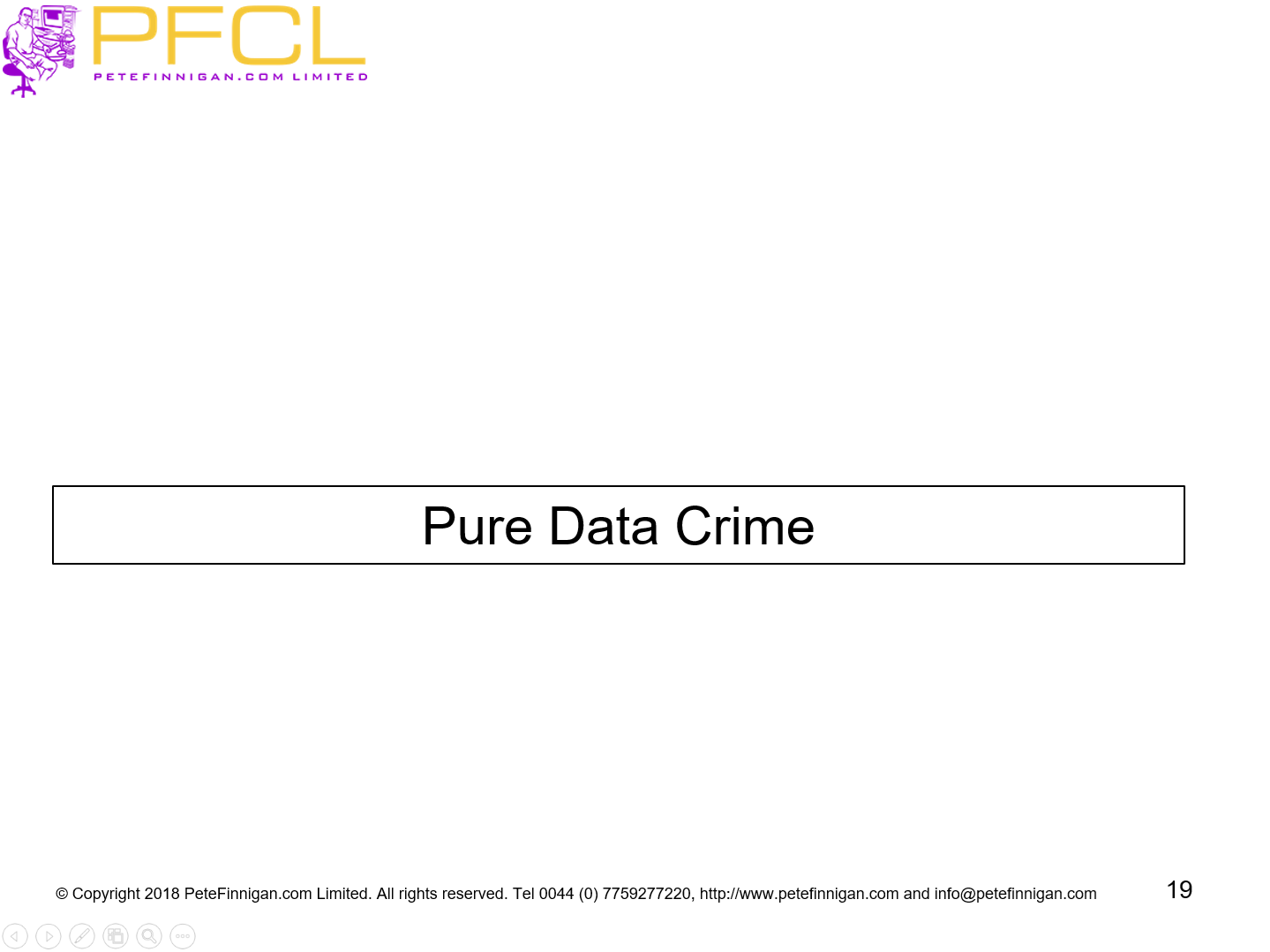 Pure Data Crime