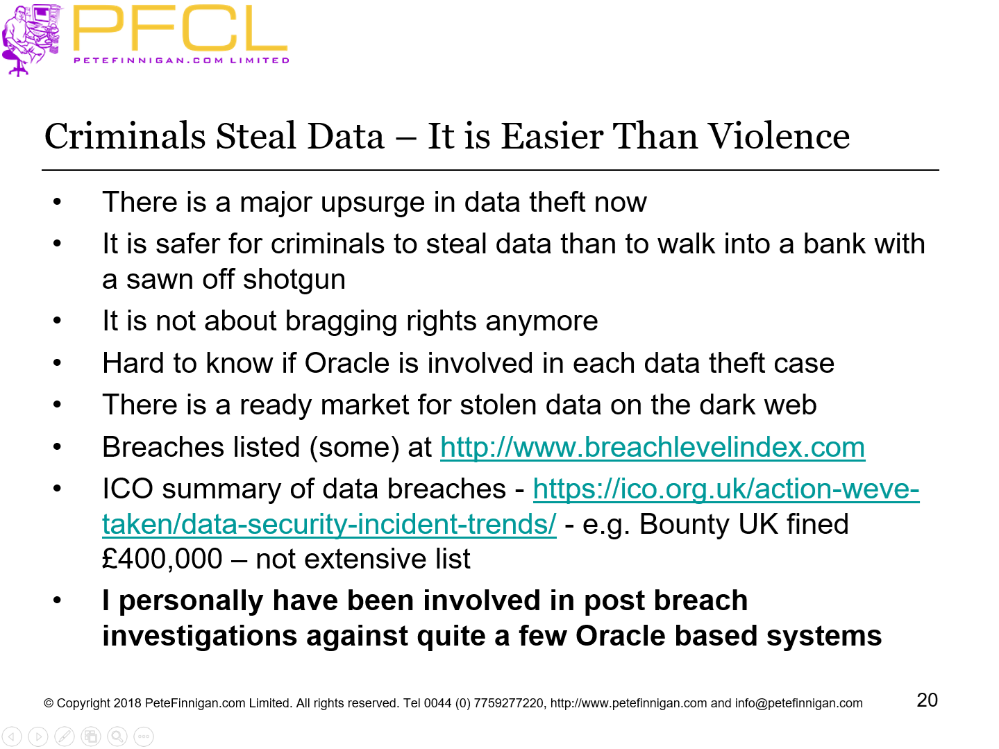 Criminals Steal Data – It is Easier Than Violence
