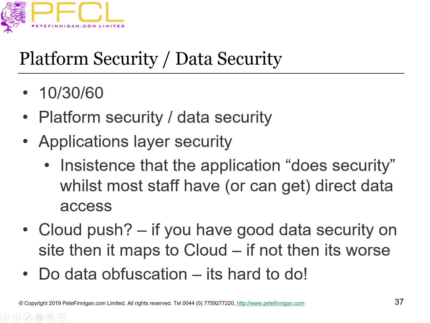 Platform Security / Data Security