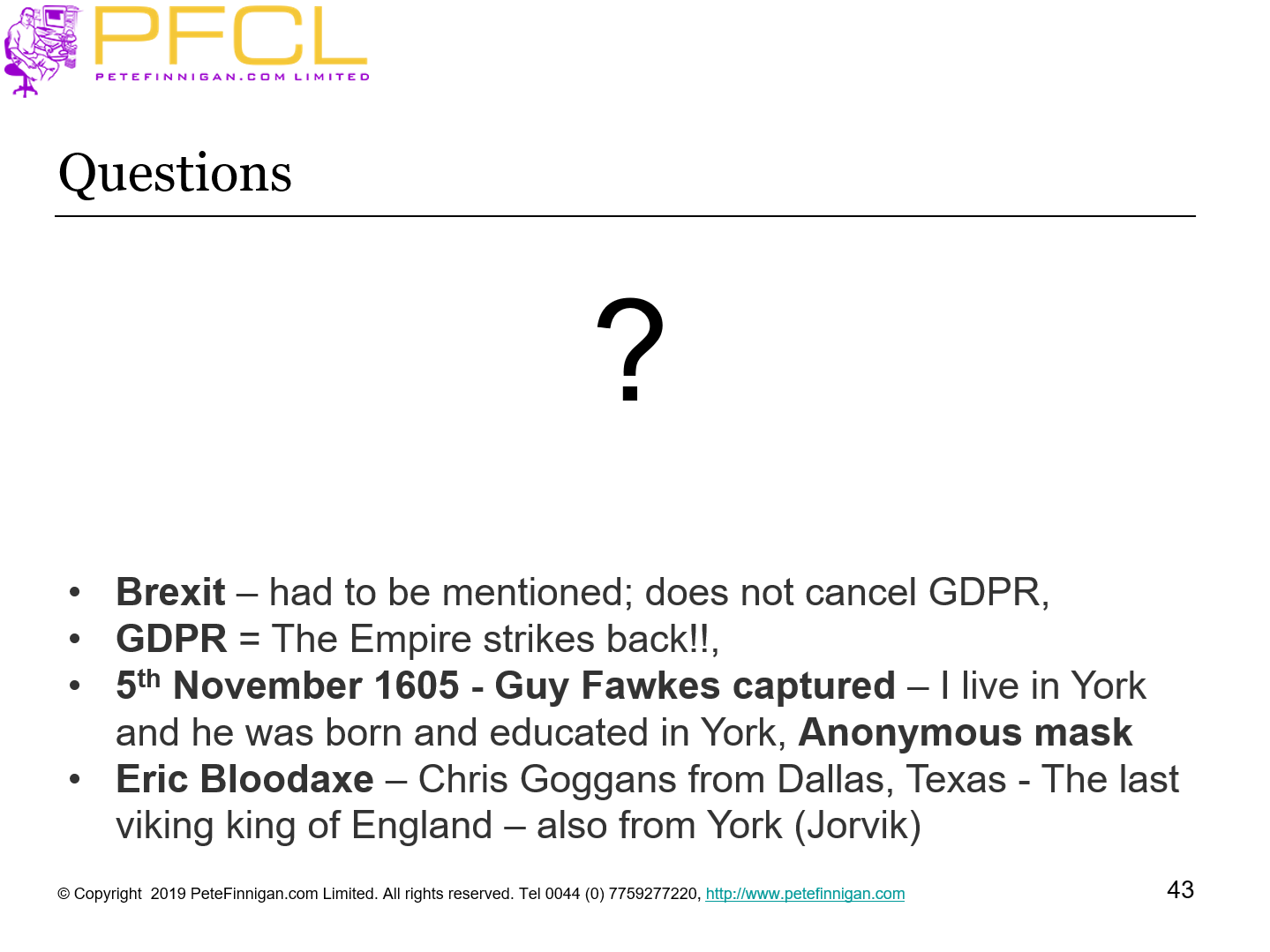 Questions