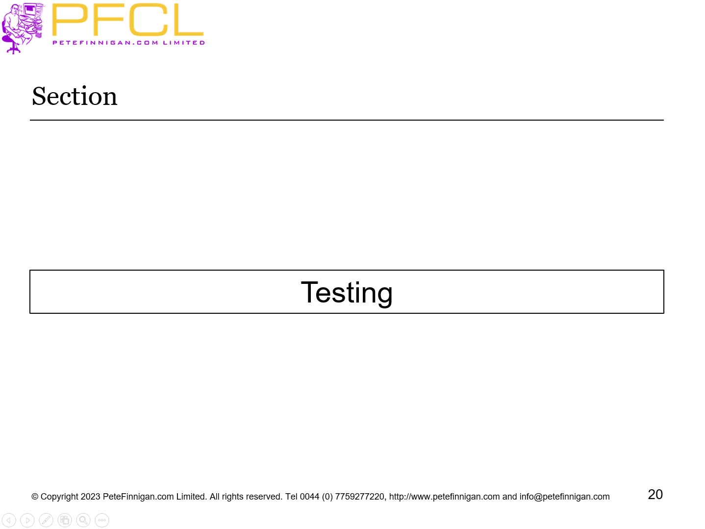 Testing
